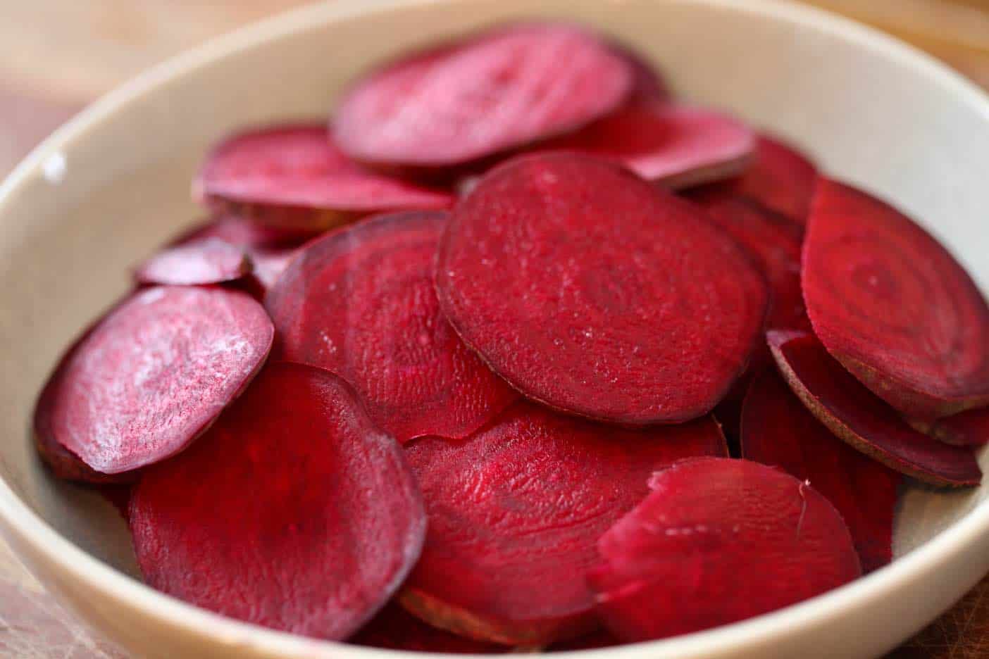 How To Make Air Fryer Beet Chips - Farmhouse & Blooms