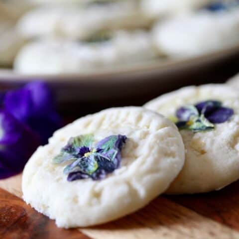 Edible Flower Cookies