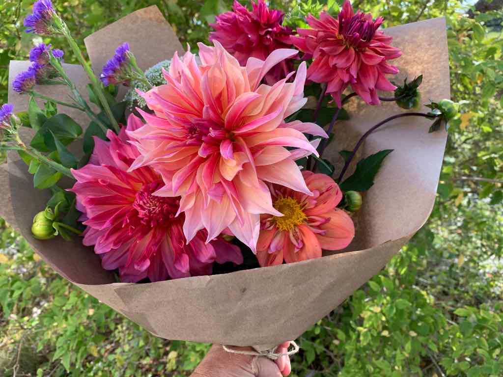 a farmhouse bouquet